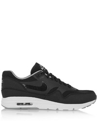 Nike Air Max 1 Ultra Essentials Leather And Mesh Sneakers
