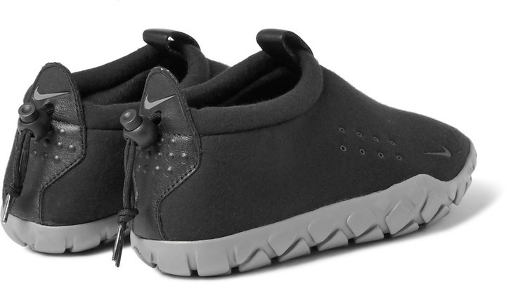 Nike Air Moc Tech Fleece Sneakers, $125 | MR PORTER | Lookastic