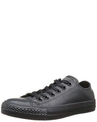Converse All Star Chuck Taylor Leather Shoes Low Top 1t865 Black Sneakers