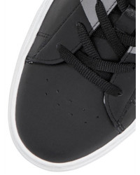 Bikkembergs Sport Couture Sprayed Leather Sneakers