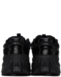 Juun.J Black Double Layered Sneakers