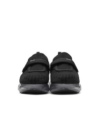 Prada Black Knit Clear Cloudbust Sneakers