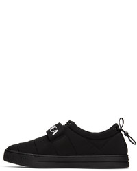 VERSACE JEANS COUTURE Black Logo Sneakers