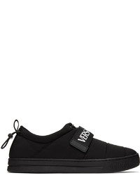 VERSACE JEANS COUTURE Black Logo Sneakers