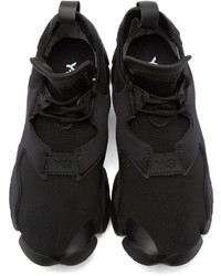 Y-3 Black Neoprene Kohna Sneakers