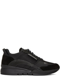 DSQUARED2 Black Panelled Sneakers