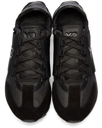 Y-3 Black Rhita Sport Sneakers