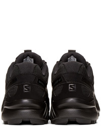 11 By Boris Bidjan Saberi Black Salomon Edition Speed Cross Running Sneakers