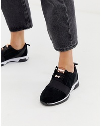 Ted Baker Black Sporty Detail Trainers