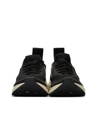 Rick Owens Black Veja Edition V Knit Sneakers