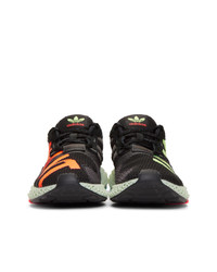 adidas Originals Black Zx 4000 4d Sneakers
