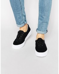 Asos Brand Lace Up Sneakers