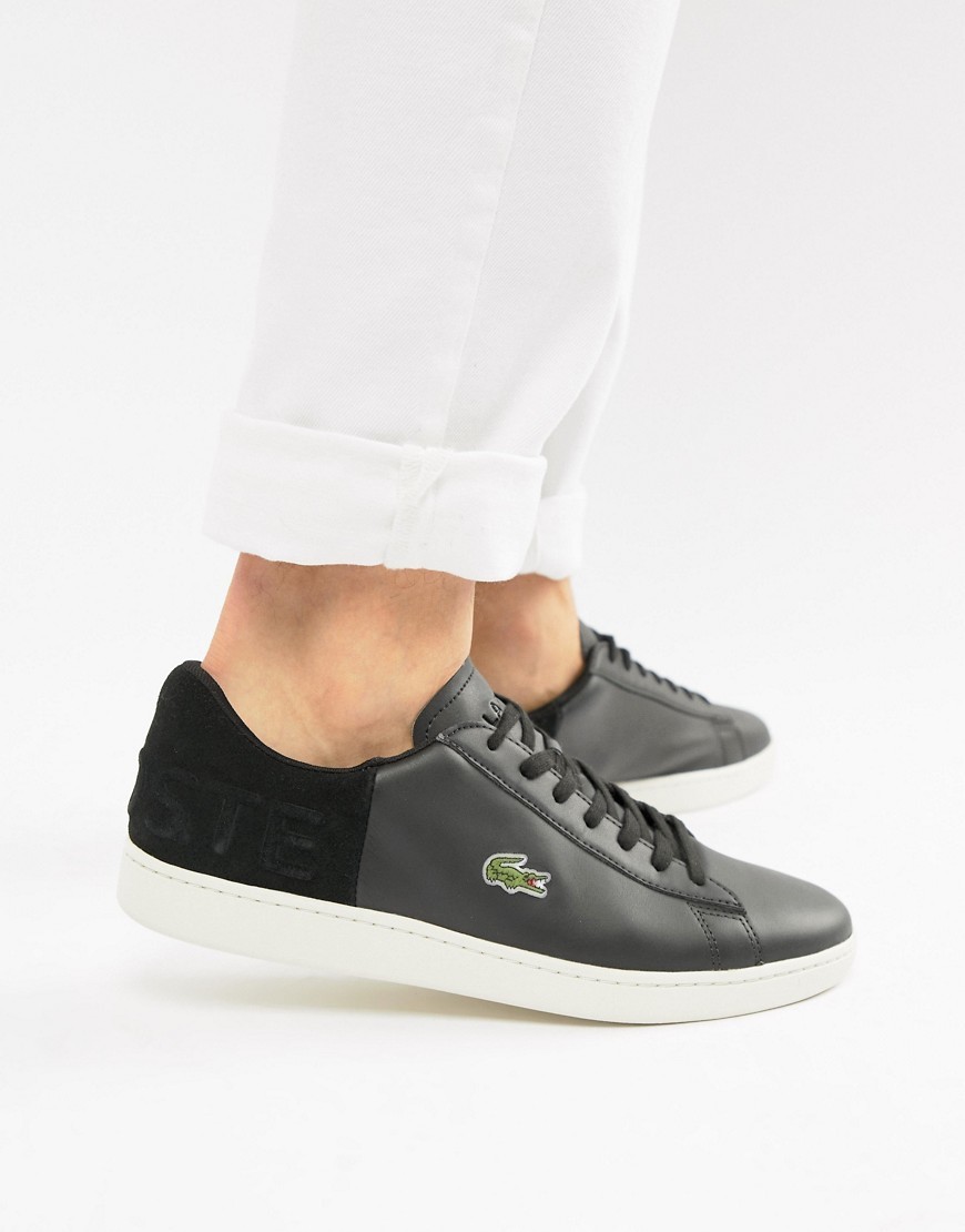 Lacoste Carnaby Evo 418 1 Trainers In Black, $90 | | Lookastic