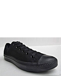 Converse Chuck Taylor All Star Low Tops Black Mono All Sizes Sneakers Shoes