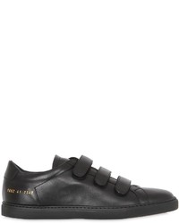 Common Projects Achilles Three Strap Leather Sneakers
