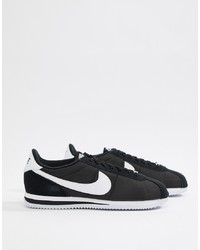 Nike Cortez Nylon Trainers In Black 819720 011
