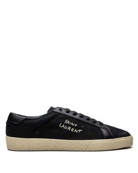 YSL Court Classic Sl06 Embroidered Sneakers