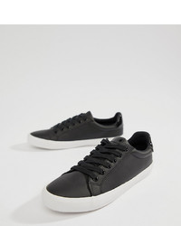 ASOS DESIGN Dustin Lace Up Trainers Pu