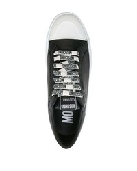 Moschino Embossed Logo Low Top Sneakers