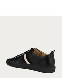 Bally Hectore Black Leather Low Top Sneaker