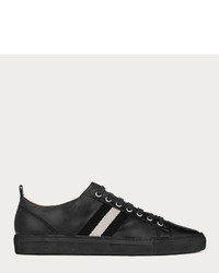 Bally Hectore Black Leather Low Top Sneaker