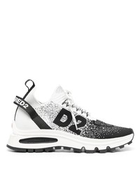 DSQUARED2 Knitted Upper Low Top Sneakers