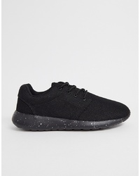 LOYALTY & FAITH Lace Up Trainer In Black