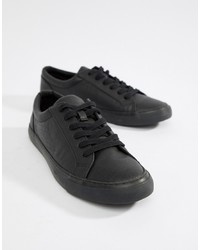 ASOS DESIGN Lace Up Trainers In Black
