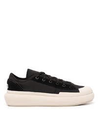 Y-3 Logo Patch Lace Up Sneakers