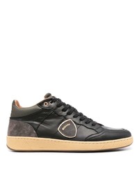 Blauer Logo Patch Lace Up Sneakers
