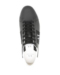 Armani Exchange Logo Patch Low Top Sneakers