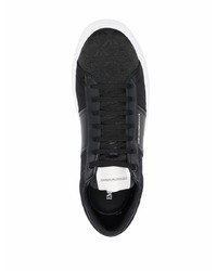 Emporio Armani Logo Pattern Low Top Sneakers