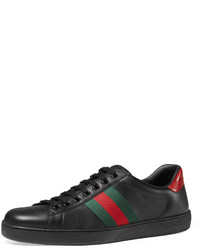 Gucci New Ace Leather Low Top Sneakers