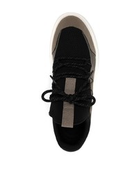 BOSS Panelled Lace Up Sneakers
