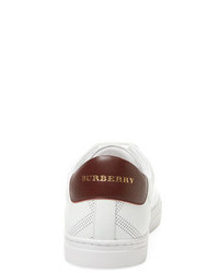 Burberry Perforated Low Top Sneaker