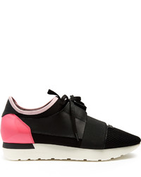 Balenciaga Race Runner Panelled Low Top Trainers