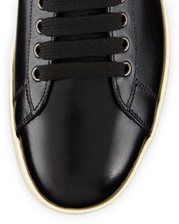 Tom Ford Russell Low Top Calfskin Sneaker Black