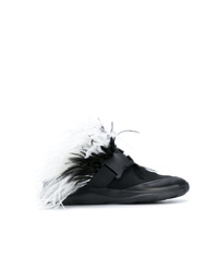 Christopher Kane Sneaker Slides With Feathers
