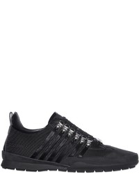 DSQUARED2 Striped Nylon Nubuck Sneakers