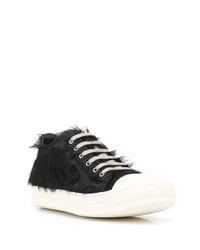 Rick Owens Textured Lace Up Sneakers