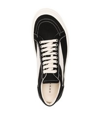 Rick Owens DRKSHDW Two Tone Lace Up Sneakers