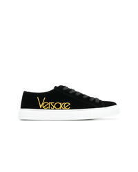 Versace Collection Velvet Sneakers