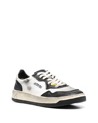 AUTRY Vintage Finish Low Top Sneakers