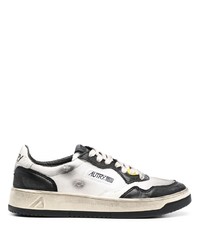 AUTRY Vintage Finish Low Top Sneakers