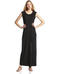 Calvin Klein Cap Sleeve Maxi Dress With Lace