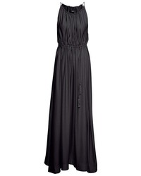 ChicNova Silk Long Cami Dress With Drawstring Waist