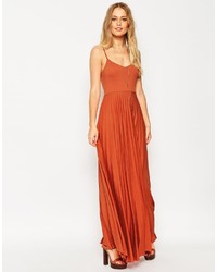Asos Collection Pleated Cami Maxi Dress