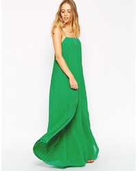 Asos Collection Pleated Maxi Swing Dress