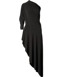 Norma Kamali Convertible Stretch Jersey Maxi Dress