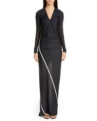 Y/Project Fitted Convertible Long Sleeve Dress
